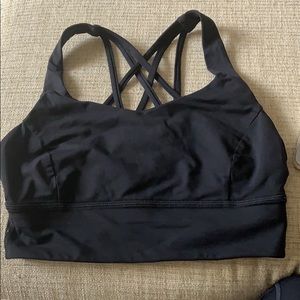 Lululemon free to be sports bra long line size 6